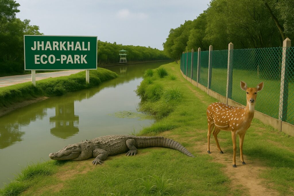 Jharkhali eco-park with Sundarban wildlife